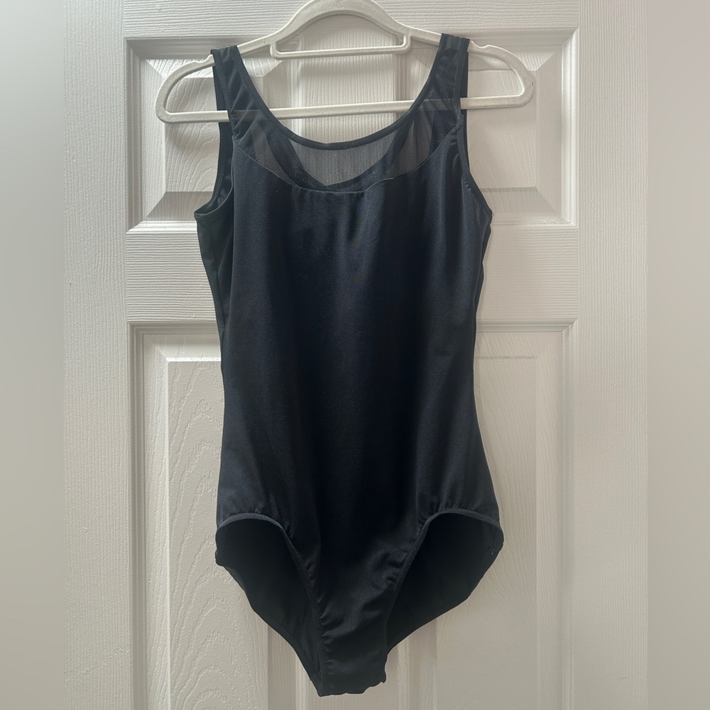 SOLD! 
Capezio Mesh Detail Cross Back Leotard